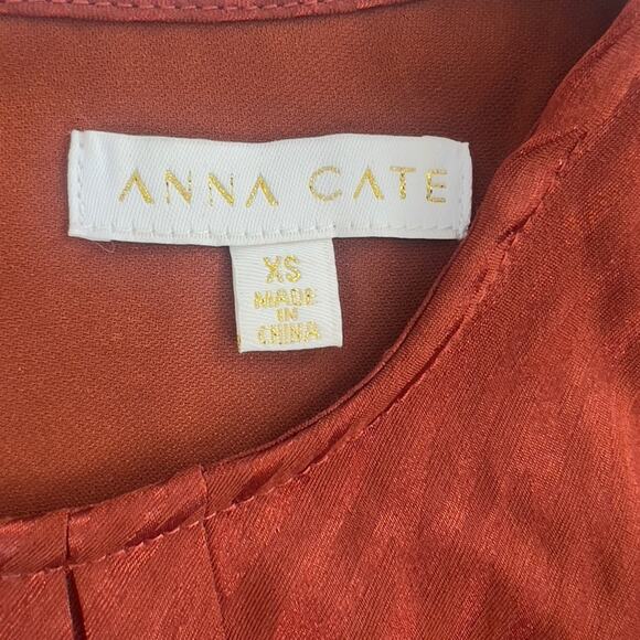 Anna Cate Rowan top zebra auburn sz XS - Picture 3 of 6